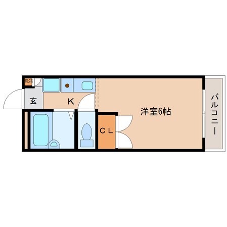 菖蒲池駅 徒歩16分 2階の物件間取画像